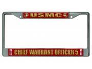 USMC Chief Warrant Officer 5 Chrome Frame