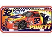 Scott Pruett 32 NASCAR Plastic License Plate
