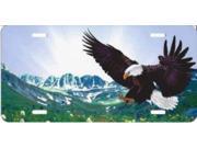 Eagle Landing Offset Airbrush License Plate Free Names on this Air Brush