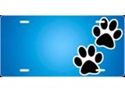 Blue Paws Airbrush License Plate Free Personalization on this Air Brush