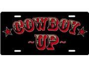 Cowboy Up Airbrush License Plate Free Names on this Air Brush