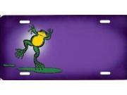 Frog Purple Offset Airbrush License Plate Free Names on this Air Brush