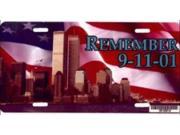 Remember 9 11 01 Photo License Plate