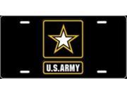 U.S. Army w Star Black Airbrush License Plate Free Names on this Air Brush