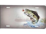 Bass Jumping Offset Airbrush License Plate Free Names on Air Brush
