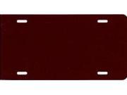 Burgundy Blank License Plate Free Names on this Plate