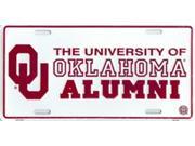 Oklahoma Sooners Alumni License Plate