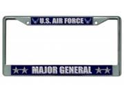 U.S. Air Force Major General Chrome Frame