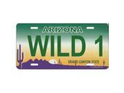 Arizona WILD 1 Photo License Plate Free Personalization on this Plate