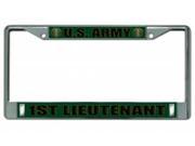 U.S. Army 1st Lieutenant Chrome Frame