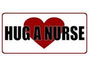 Hug A Nurse Photo License Plate