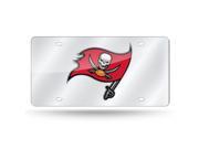 Tampa Bay Buccaneers Silver Laser License Plate