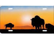 Bison Buffalo License Plate Free Personalization on this plate