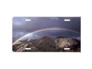 Rainbow over Mountains Photo Plate