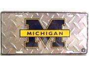 Michigan Wolverines Diamond License Plate