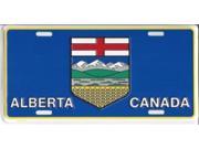 Alberta Canada Embossed Metal license plate