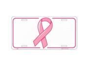 Breast Cancer Awareness Ribbon NovelltyvPlate