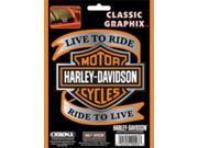 Harley Davidson Live to Ride with Bar Shield
