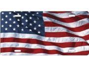 Full American Flag Airbrush License Plate Free Names on this Air Brush