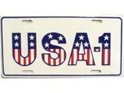 USA 1 License Plate