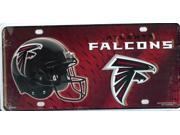 Atlanta Falcons Metal License Plate