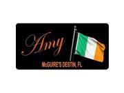 Amy on Irish Flag Photo License Plate Free Personalization on this Plate