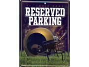 St. Louis Rams Metal Parking Sign