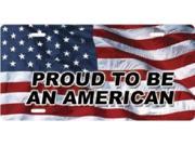 Proud To Be American Flag Airbrush License Plate Free Names on this Air Brush