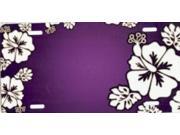 Hawaiian on Purple License Plate Free Personalization on this plate