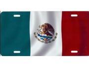 Mexican Flag License Plate Free Personalization on this plate