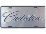 Cadillac Script License Plate
