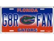 Florida Gators G8R FAN Metal License Plate