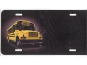 School Bus Airbrush License Plate Free Personalization on this Air Brush