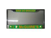 Erin Go Braugh Irish Heart License Plate frame Free Screw Caps with this Frame