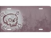 Skull Offset Airbrush License Plate Free Personalization on this Air Brush