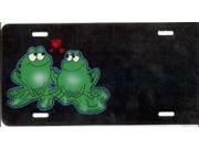 Frogs in Love Offset Airbrush License Plate Free Names on Air Brush