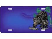Black Bear and Cub Airbrush License Plate Free Personalization on this Air Brush