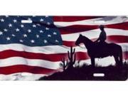 American Cowboy License Plate Free Personalization on this Plate