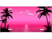 Pink Scenic Airbrush License Plate Free Names on this Air Brush
