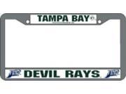 Tampa Bay Devil Rays Chrome License Plate Frame Free Screw Caps with this Frame