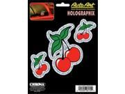 Cherries 3 pc. 6 x 8 Decal Holographic