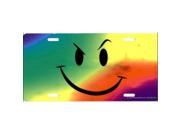 Attitude Face on Multi Color License Plate Free Personalization on this Plate