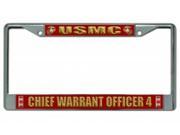 USMC Chief Warrant Officer 4 Chrome Frame