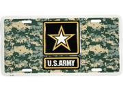 Army Star Logo w ACU Pattern License Plate