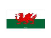 Wales Flag Photo License Plate Free Personalization on this Plate