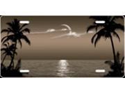 Mocha Palms Scenic Airbrush License Plate Free Names on this Air Brush