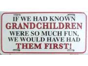 If We Had Known Grandchildren Plate