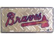 Atlanta Braves Diamond License Plate