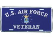 U.S. Air Force Veteran License Plate