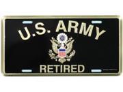 U.S. Army Retired License Plate